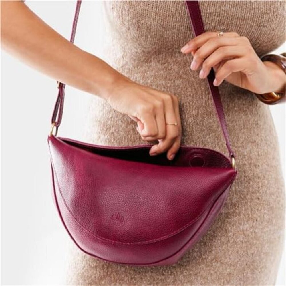 Leather Goods Koala Sling Bag – Leather Sling with Adjustable Strap - Picture 3 of 6